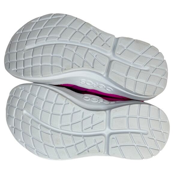 OOFOS OOmg Low Recovery Sneaker Women's Pink Athletic SZ 5 Shoes NEW Slip On - Picture 4 of 11